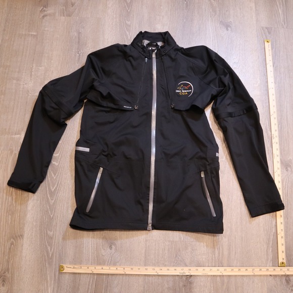 Adidas Golf Greg Norman Performance Full Zip Rain Jacket and Vest 2 in‎ 1 Mens L - Picture 4 of 11